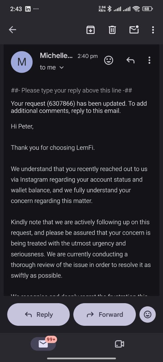 Pglory6's tweet photo. LemFi @lemfi_help I sent funds to a account via LEMFI, you held the funds, banned my account from withdrawal &amp; refuse to refund to another account, but they refused . 2 weeks of calls to support, no solution. Ticket: 6307866 Release my money no positive feedback yet! #LemFi same https://t.co/RTb2Bu1L09