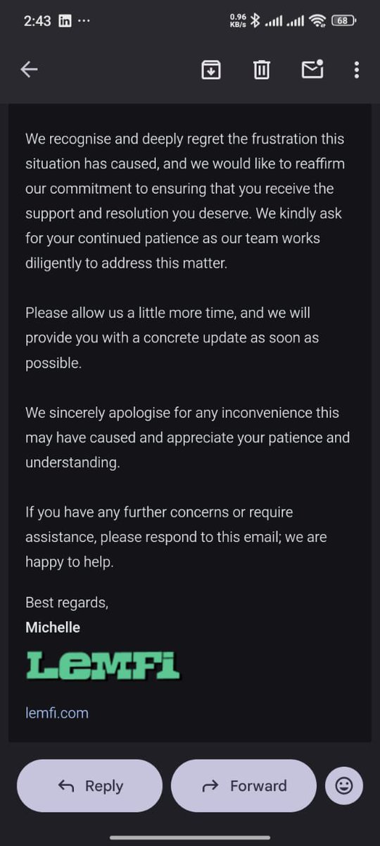 Pglory6's tweet photo. LemFi @lemfi_help I sent funds to a account via LEMFI, you held the funds, banned my account from withdrawal &amp; refuse to refund to another account, but they refused . 2 weeks of calls to support, no solution. Ticket: 6307866 Release my money no positive feedback yet! #LemFi same https://t.co/RTb2Bu1L09