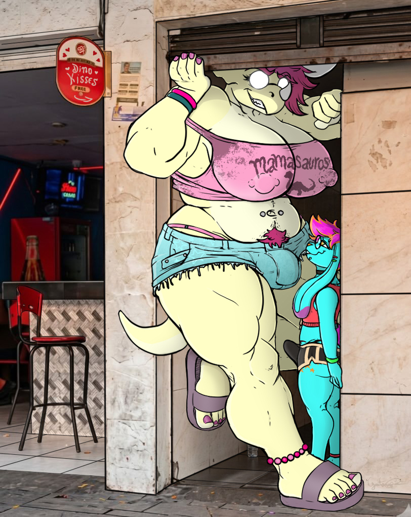 ThreehornsArts's tweet photo. 🦖Vixie x Sanky🐰[Alleyway meme]
Art for @AsimpleBunny!
[repost] https://t.co/ESr5lKCKM4