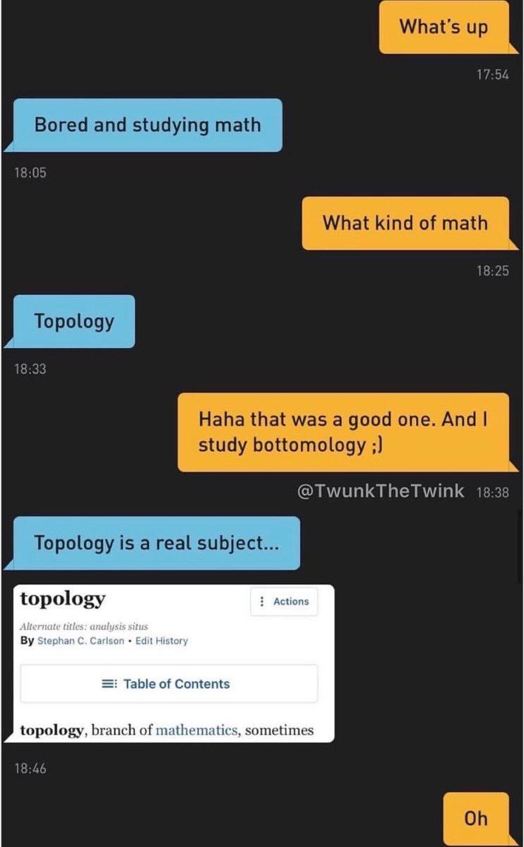realethann5's tweet photo. I have never heard of this topic before until now😂 topology https://t.co/swgPuaGZ88