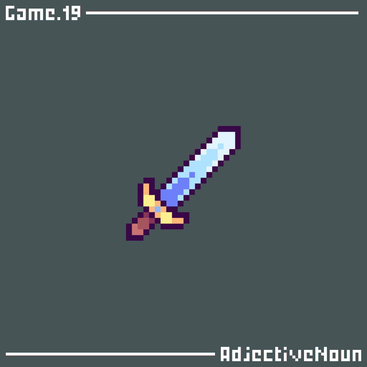 _AdjectiveNoun's tweet photo. Day 19 of #swordtember! - Game
#swordtember2026 https://t.co/YvceWUGIbs