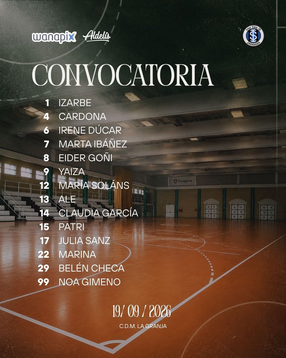 WanapixInter10's tweet photo. 𝐂𝐎𝐍𝐕𝐎𝐂𝐀𝐓𝐎𝐑𝐈𝐀 𝐎𝐅𝐈𝐂𝐈𝐀𝐋 💙🖤

⏰ 19:00 h 
🏟️ C.D.M La Granja
 ⚔️ Futsi Atlético

📺 YouTube FutsalRFEF https://t.co/E68rS9Pczs
