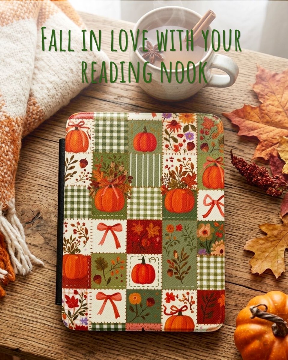 TheCaseDesignCo's tweet photo. Pumpkins, plaid, and pretty little bows β our new Kindle case brings autumn charm to every page you turn. ππ
https://t.co/InepV3VseX
#FallVibes #KindleCase #CozyReading #AutumnAesthetic #BookLoversGift https://t.co/S0QAyJsNa3
