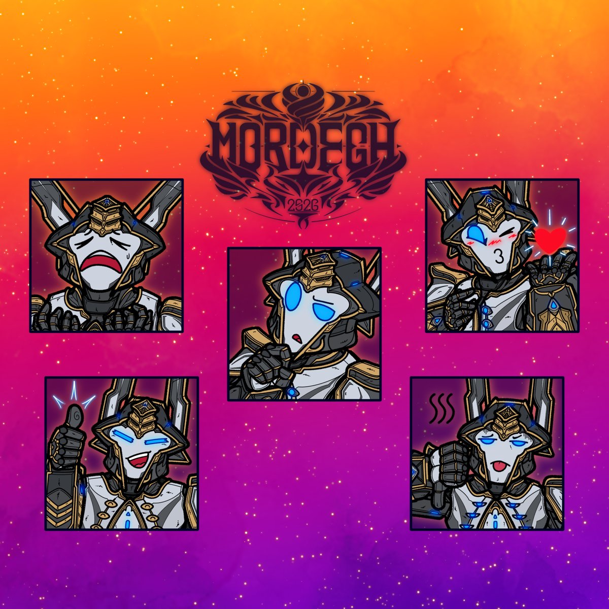 mordegh's tweet photo. ANOTHER Gauss Prime Emote Pack comm for Raxyn Larue on bsky!

THANKS A BUNCH FOR COMMISSIONING ME🤍
#Warframe https://t.co/uWUKxF4hes
