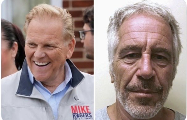 Suzierizzo1's tweet photo. Since 2023 Republican Mike Rogers has already received about $4.7 million dollars to his campaign from seven men named in the Epstein files. https://t.co/dFQBGDQz8u