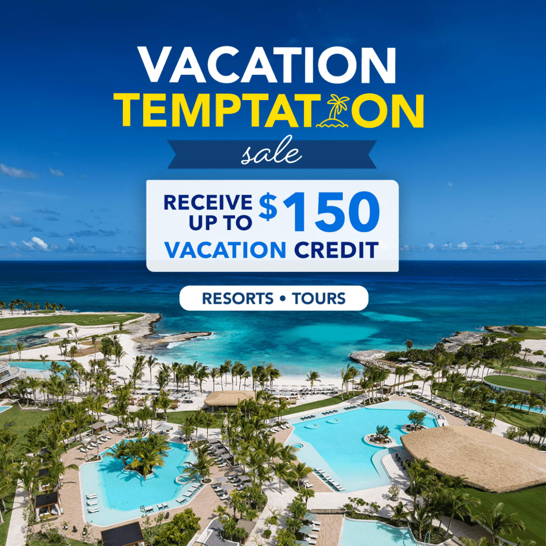 Cyndirae13's tweet photo. Still thinking about that getaway? Here’s a little extra temptation...earn up to $150 in vacation credit toward a resort or guided tour, plus combine it with other eligible offers. Book by September 22! 💰 🌎 (321) 863-6121 https://t.co/UYiQoVcWiY