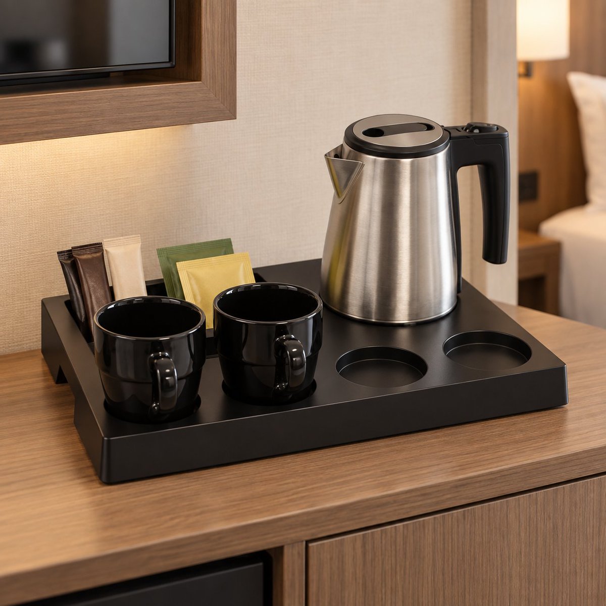 KJResearchFiles's tweet photo. Don't even have the habit of drinking hot coffee/tea at home, but if the hotel provides that, for some reason it is compulsory to make one. https://t.co/JfblFP4fKg