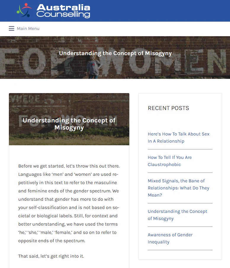 Misandry Examples on X: "FFS its coming from an official website that ...