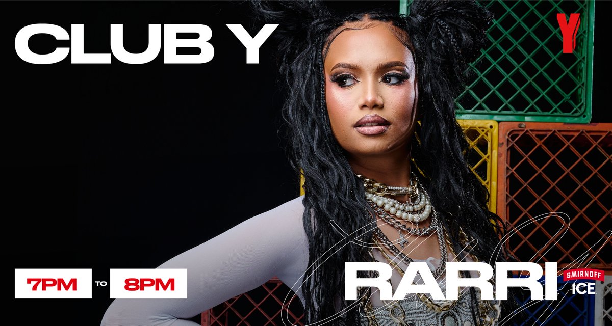 Yfm's tweet photo. Saturdays live on #ClubY. 7pm-8pm Rarri with elite mixes & non-stop music.
Sponsored by #Smirnoff21 🔊 #YWorld https://t.co/M8YjYy6aQK