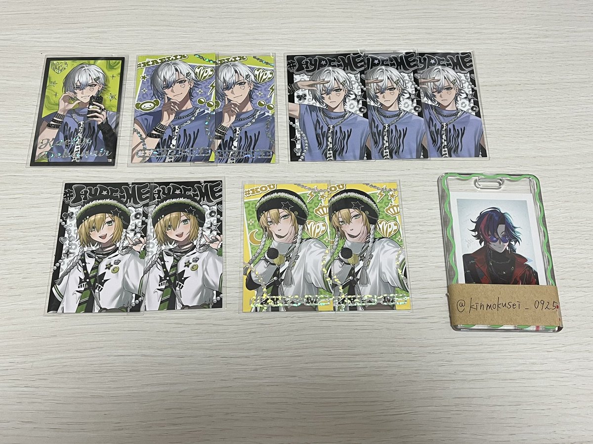 kinmokusei_0925's tweet photo. にじさんじ　HYPE-ME  ランダム　フォト風カード　Aグループ　特典　交換　買取

譲:画像の方

求:同種IDの方　または　定価（＋送料）

郵送>>都内手渡し
リトリン一読の上お気軽にお声かけください https://t.co/HE6vzMVErX