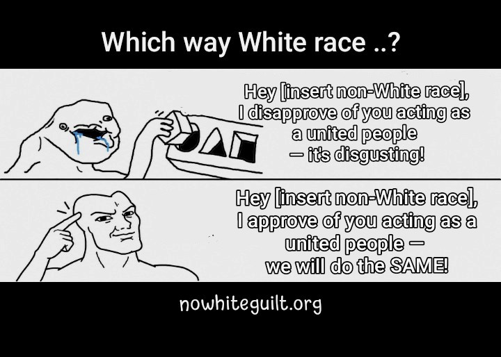 Phoenix_Riising's tweet photo. @Con_Tomlinson It's not  the 'boomer mindset', dumb-dumb.

It's the SELFISH INDIVIDUALISM from which every generation of the White race suffers.

Until we unite as a people, this selfish individualism will remain. https://t.co/rxFDuAxCIr