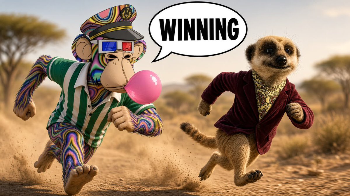 ABDULLEGEND111's tweet photo. Most of this market is blind buying.
Bundles in.
Rugs.
$MEERKAT is the opposite.
Always alert.
Always together.
Always watching while the rest get cooked.
The pack doesn’t chase.
The pack wins. https://t.co/ZjUTjOPCOt