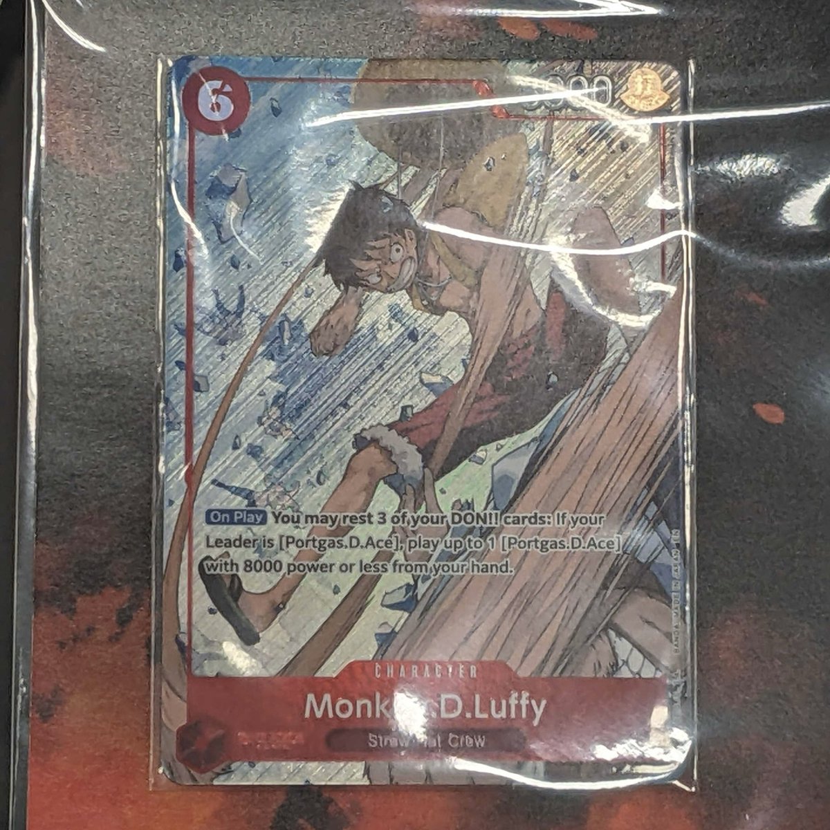 AndyCollectz's tweet photo. In-person shots of some of the OPTCG Flame Flame Fruit Exclusive Products!

-Premium Card Collection Flame-Flame Fruit Coliseum Edition
-Official Storage Box Flame-Flame Fruit Coliseum Edition
-Limited Card Sleeve Flame-Flame Fruit Coliseum Edition
-Limited Card Sleeve Standard Orange Silver
