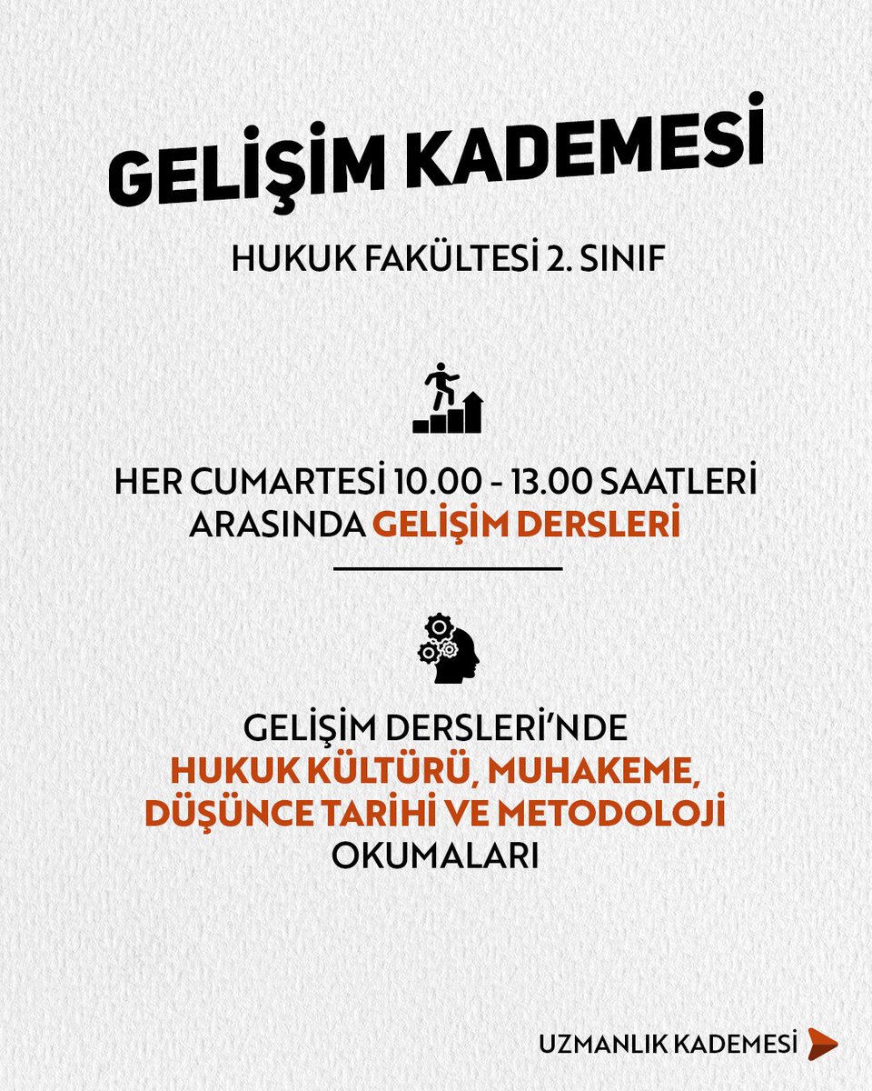 oybirligiorg's tweet photo. Oybirliği Kariyer Programı Başvuruları Başladı! 

​Geleceğin hukukçularını desteklemek ve kariyer yolculuklarında bir adım öne çıkmalarını sağlamak amacıyla hazırladığımız burs destekli Kariyer Programımız için başvurular açıldı!

​Peki, bu programda seni neler bekliyor?

Her sınıf seviyesine özel olarak hazırladığımız kademelerimizle seni profesyonel hayata hazırlıyoruz:

​Keşif Kademesi (Hukuk 1. Sınıflar):
Yüksek yargı mensupları, akademisyenler ve tecrübeli avukatlarla tanışıp tecrübe paylaşımı yapabilir, mentörün eşliğinde adliye, baro ve hukuk bürosu atmosferini yakından deneyimleyebilirsin.

​Gelişim Kademesi (Hukuk 2. Sınıflar):
Hukuk kültürü, muhakeme, düşünce tarihi ve metodoloji okumalarıyla hukuk vizyonunu genişlet. 

​Uzmanlık Kademesi (Hukuk 3. Sınıflar - Gelişim'i tamamlayanlar):
Uzmanlık atölyeleri ve birebir mentörlük imkanlarıyla kariyerine tam odaklan. Gelecekte uzmanlaşmak istediğin alanı keşfet.

​Program sadece İstanbul’daki hukuk fakültesi öğrencilerine yöneliktir.

​Programlara %80 katılım şartı aranmaktadır.

​Başvuru Tarihi: 18 - 24 Eylül 2026
​Mülakat Tarihi: 26 - 27 Eylül 2026
​Program Açılışı: 2 Ekim 2026

Başvuru: https://t.co/WXfvBTskbL