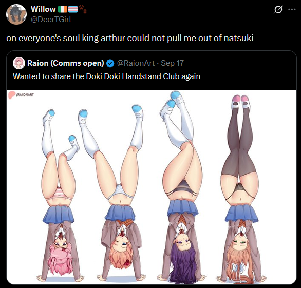 DownBadDDLC's tweet photo. Is underwear colour actually meant to say something about you, or is it just a bunch of poppycock made by horny people? https://t.co/hdq8cxEADd