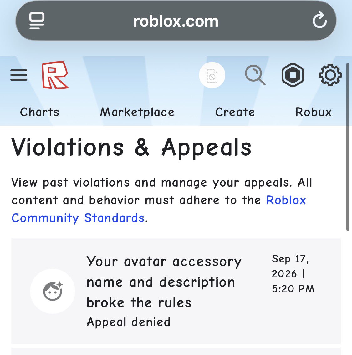 freakedngeeked_'s tweet photo. @Roblox fix your fucking moderation, i had THOROUGHLY explained that nothing had happened in my appeal. WHY is it denied??? did you have an ai look at that shit too??? if it was any big cc you’d be so fucking fast to unban to save face. fucking sad. https://t.co/jEADBJ7UiP