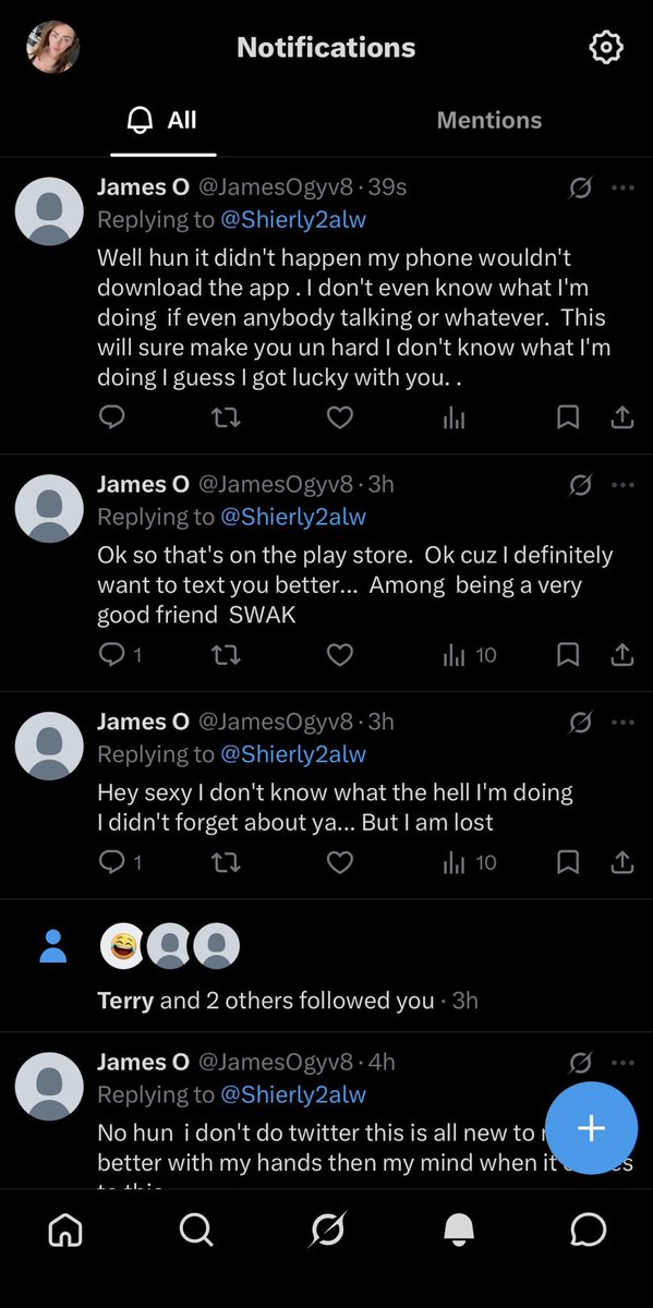 Shierly2alw's tweet photo. @JamesOgyv8 The last stuff that’s under the + sign is where you will see my messages on Twitter https://t.co/ic0zMnx4Fz