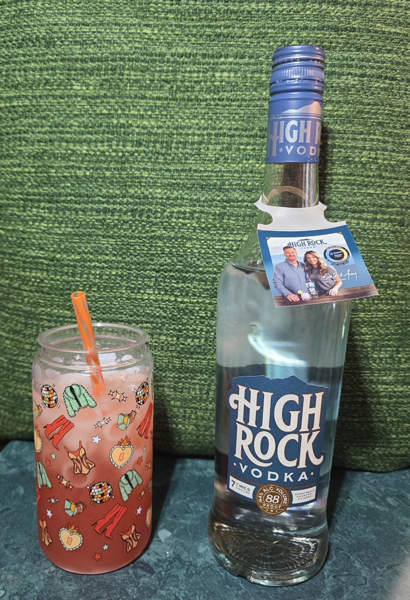 Drizzull's tweet photo. Wife heard me telling the boys about the drink of the week (Raise Hell Refresher) I heard on @DirtyMoMedia Bless Your 'Hardt. 
So she made it for me and my question is, how am I supposed to "Rasie Hell" watching #Bristol with the boys in this kind of cup?
LoL shes the best! https://t.co/K2vQfqF5Ad