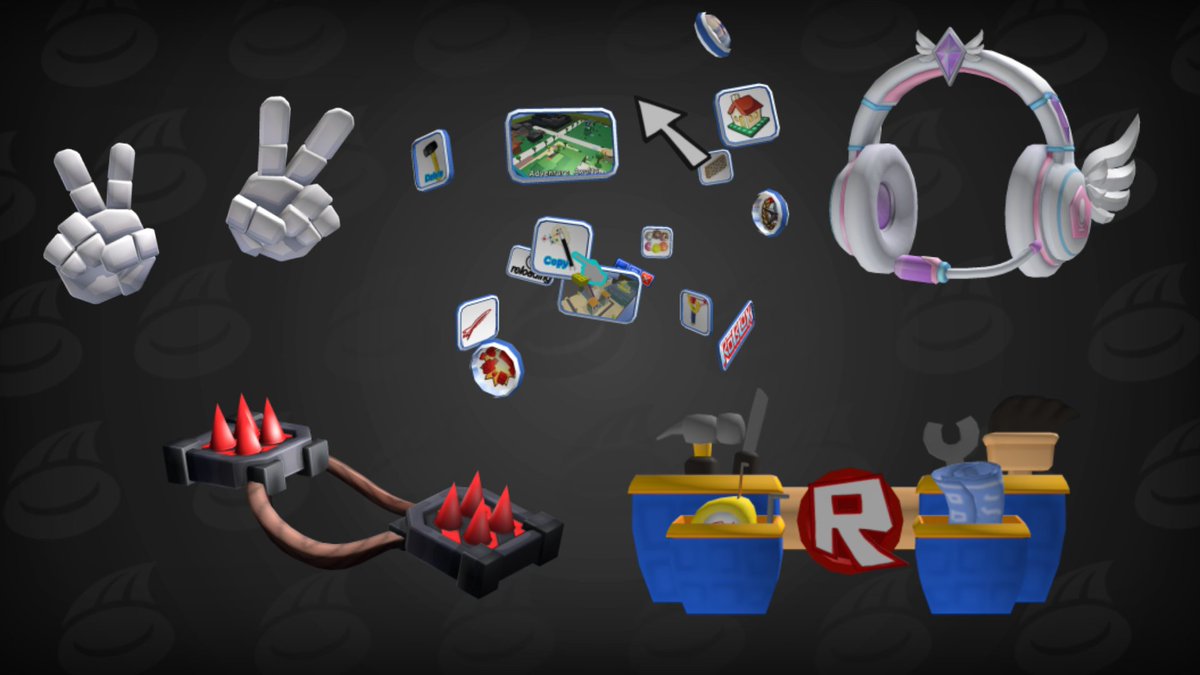 LeaksEvents's tweet photo. 🔍 THE HUNT: ROBLOX 20
Aqui estão os 5 primeiros itens que iremos ganhar ao completar as secrets badges a partir DE HOJE! https://t.co/mINHXX0B0V