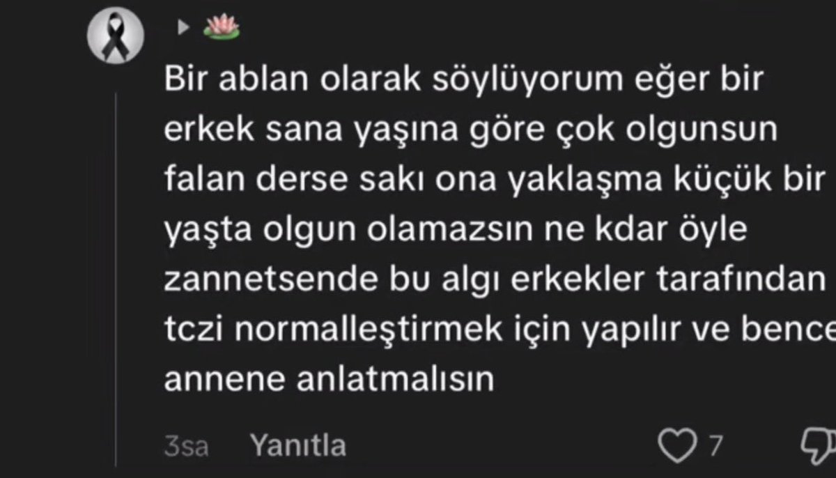 Nisacanimiste's tweet photo. Şu yorumun acayip doğru olması beni korkuttu https://t.co/jqEcvRtyh8