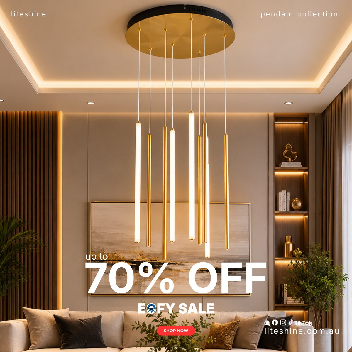 emmayounge82teg's tweet photo. Statement lighting. Serious EOFY savings. Transform your space with a striking pendant light that adds modern elegance, warm ambience and instant impact. Perfect for living rooms, dining areas, entryways and high ceilings. EOFY sale: up to 70% off. https://t.co/FXz1azd3Z6