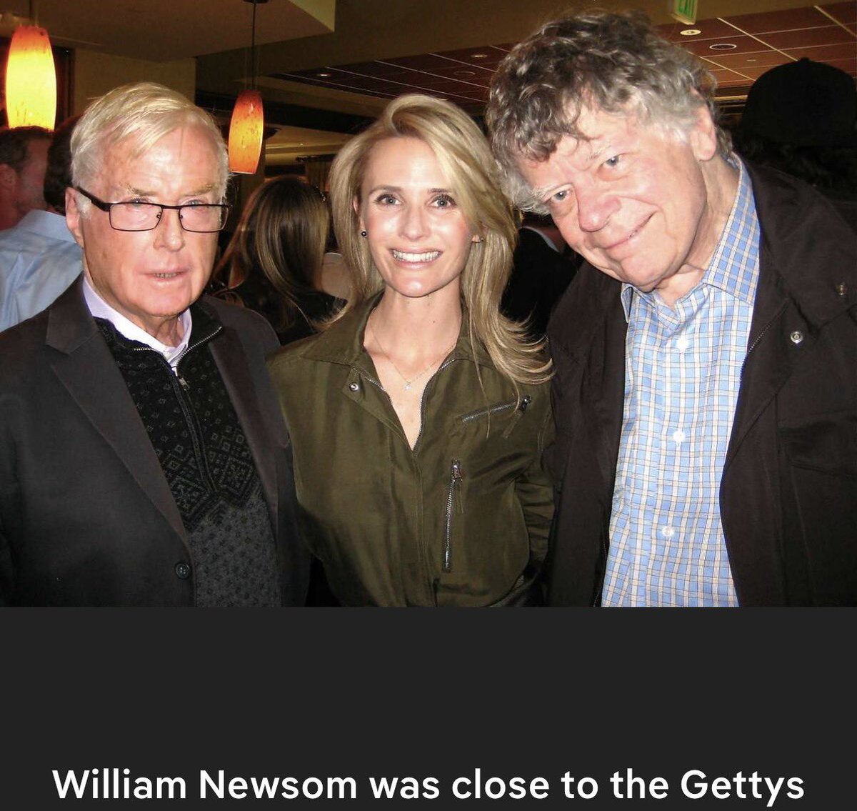 occupythegetty's tweet photo. Gavin Newsom’s father, WILLIAM NEWSOM travelled around Europe with 
Otto Albrecht von Bolschwing. Bolschwing was an elite Nazi officer in the German Gestapo and SS.

William Newsom was a close friend and legal advisor to the Getty family, particularly to Gordon Getty, the son of oil tycoon J. Paul Getty. He also played a significant role in managing the Getty family trust and was involved in delivering ransom money during the kidnapping of J. Paul Getty III.

At the request of the Getty Family Otto Albrecht von Bolschwing was installed as president of a California tech company that had  contracts with the US Department . The name of the company was TCI. TCI had subsidiaries in Palo Alto and Mountain View, in the San Francisco Bay Area.

Information was obtained from the link below.
https://t.co/cOa8awaMt8…

#occupythegetty