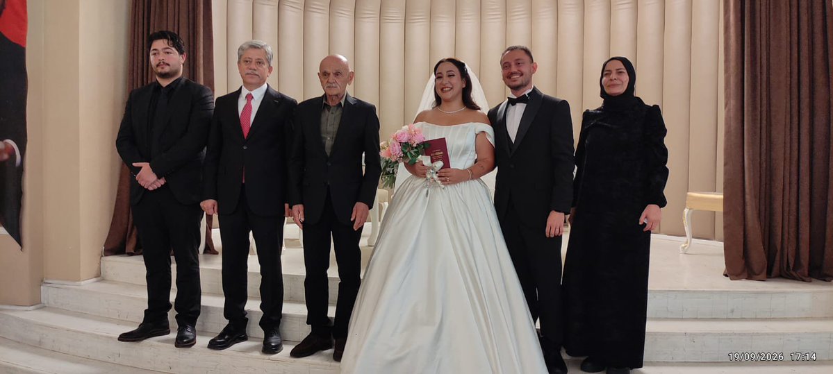 TurkavGenMrk's tweet photo. Genel Başkanımız Ebubekir Korkmaz nikah şahidi olarak Genel Merkez Yöneticimiz İlyas Gül ile birlikte Taşmedreseli büyüğümüz Sami İlhan'ın kızının nikah törenine katıldılar. 
Çiftimize mutluluklar dileriz. https://t.co/4TPtLW47FO