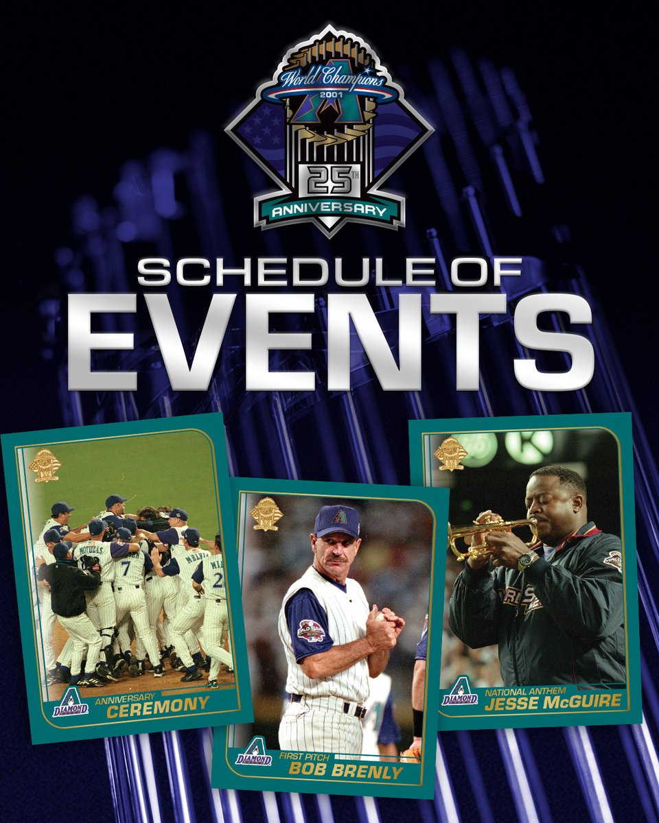 Dbacks's tweet photo. Our 2001 Reunion Celebration will begin at 4:40 pm! https://t.co/ps0juAPFOv
