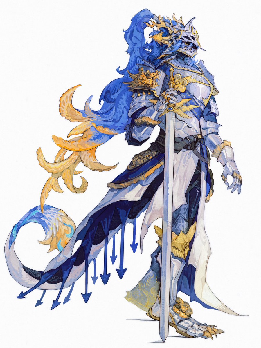 SleepingDo1450's tweet photo. I'm really grateful that everyone liked the original one, but it's gone due to some issues — such a shame! 😿 So I can only regretfully repost it… 🥹 Thank you all, I'll keep creating lots and lots of dragons in armor in the future https://t.co/E3kqZJFHJE