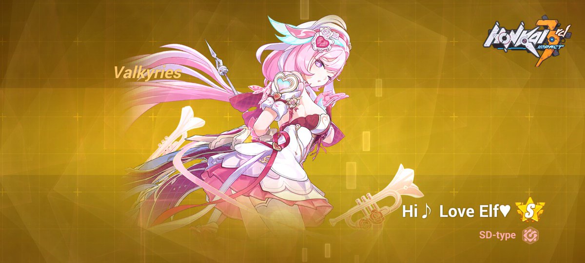 reflecyre's tweet photo. I miss elysia I hope when I buy a pc next year I can go back into playing hi3 https://t.co/u7JtMI5LLw