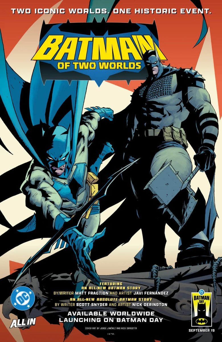 batmadonna's tweet photo. SE TÁ DISPONÍVEL EM SÃO PAULO ENTÃO VAI ESTAR AQUI TAMBÉM! 

Digitalizei 'Batman de Dois Mundos' enquanto a digital não sai pra todo mundo que quiser comemorar o #BatmanDay como Deus imaginou  

link: https://t.co/VenC2PY2D6 https://t.co/EFDT1047Jd