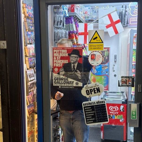 WPBLondon's tweet photo. London Workers Party members were out canvassing today for George Galloway. 

People are tired of the establishment and want a real fighter for working people! 

Join us and fight for Socialism in this country! https://t.co/B5orf8kX8R