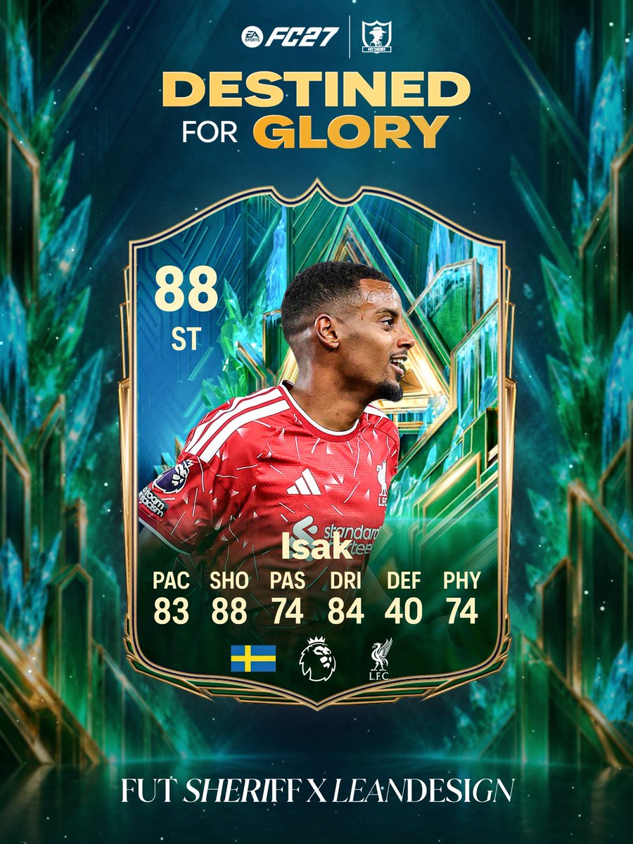 FUTStorage's tweet photo. 🚨🔥 FC27 DESTINED FOR GLORY PLAYERS LEAKED SO FAR! 👀

✅ LIVE PROMO
📅 Coming on Friday 
💣 More players are being leaked!

⭐️ Mbappé
⭐️ Nuno Mendes
⭐️ Isak
⭐️ Bisseck
⭐️ Rogers
⭐️ Matheus Fernandes
➕ Many more! 👀🔥

Some BIG names already… 😮‍💨
Who are you hoping to see next? 👇

📸 Source: FutSheriff

#futstorage #eafc27 #coins #ultimateteam #destinedforglory