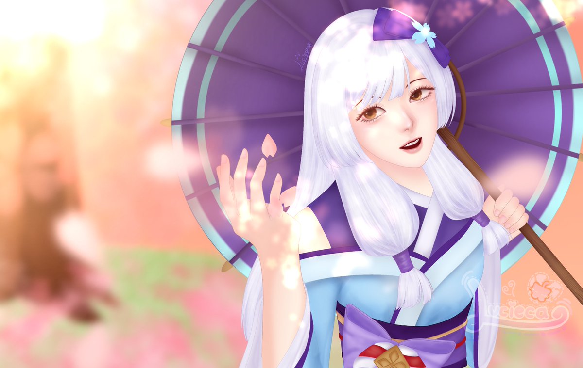 cheesecakefirst's tweet photo. "Do you want to be my shikigami?"

#MLBBStarwardDecade #kagura #illustration #fanart #mlbb https://t.co/S6KUhRuOTs