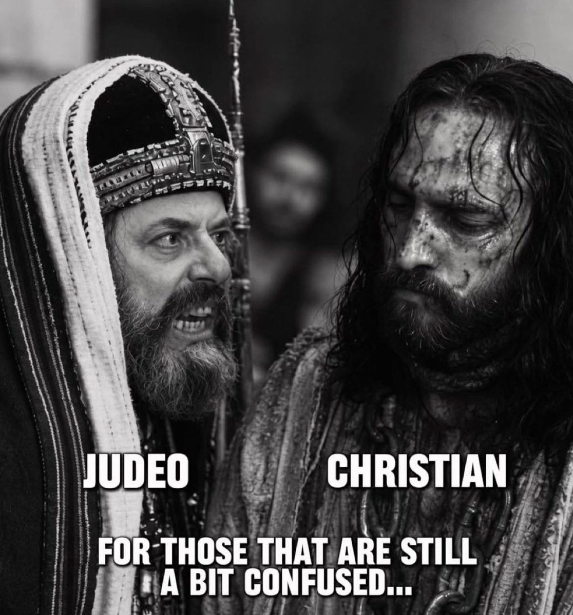 tricia_dejong's tweet photo. Judeo-Christian is an Oxymoron. 😫 https://t.co/Vou6lCr2is