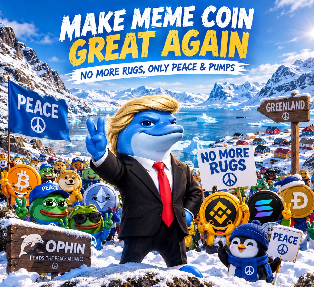 Ophinmeme's tweet photo. Ophin loves peace for Greenland 🐬 

https://t.co/6sPDJibxcN https://t.co/59gBkPPPbS