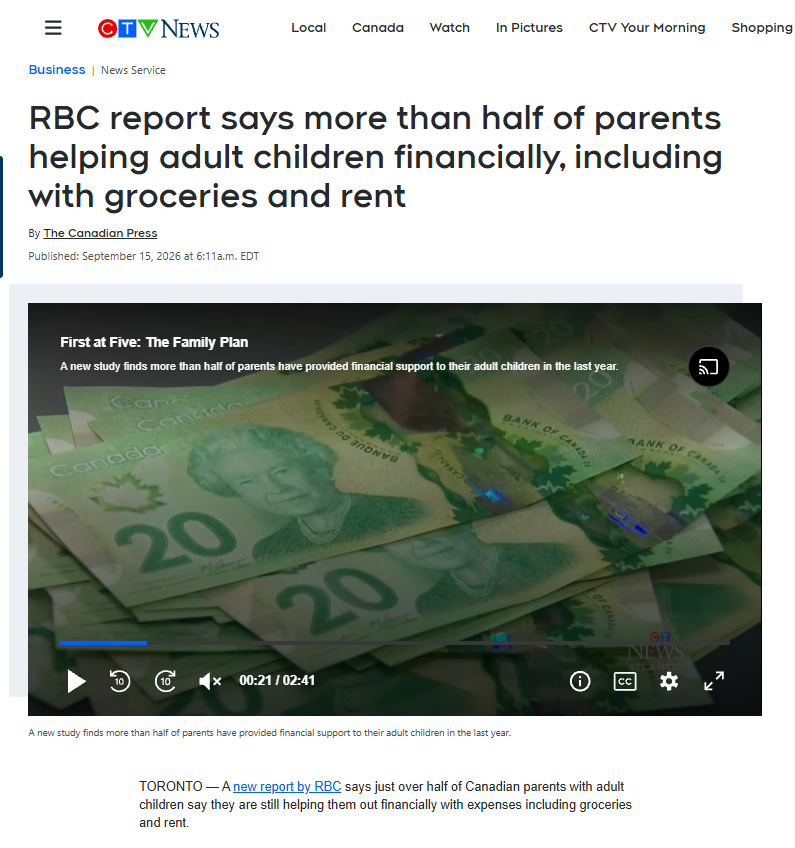 ikwilson's tweet photo. This should get every Albertan’s attention.

A new RBC survey found 51% of Canadian parents with adult children are still helping them financially.

Of those helping:

• 56% are paying for groceries
• 24% are helping with rent
• Average support: $6,151 a year

This is the economic reality many families are living.
On October 19, Albertans face a choice.

Option 1: Status quo--Alberta agrees to more of the same from Ottawa.

Option 2: Alberta can do better--Alberta wants change. 

Whatever choice Albertans make, the question worth asking is:

Is the economic status quo delivering the future Albertans want for our children?