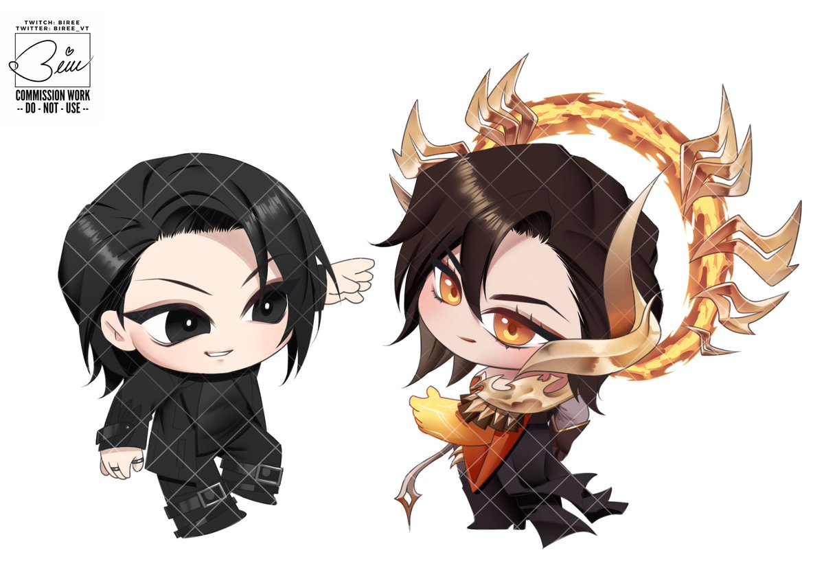 Biree_vt's tweet photo. A couple of chibi commissions :D
#commissionㅤ
#Commissionisopen
#chibi https://t.co/932RiFn1ad