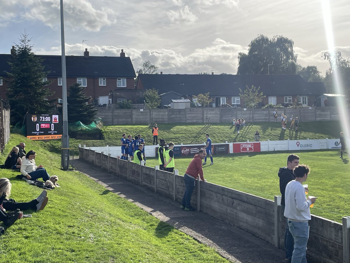 SimonHumphreys1's tweet photo. A penalty on 73 mins saw @CongletonFC beaten 1-0 at home by @lichfieldcityfc in front of more than 500. #Congleton https://t.co/0Yq5Xpcjo3