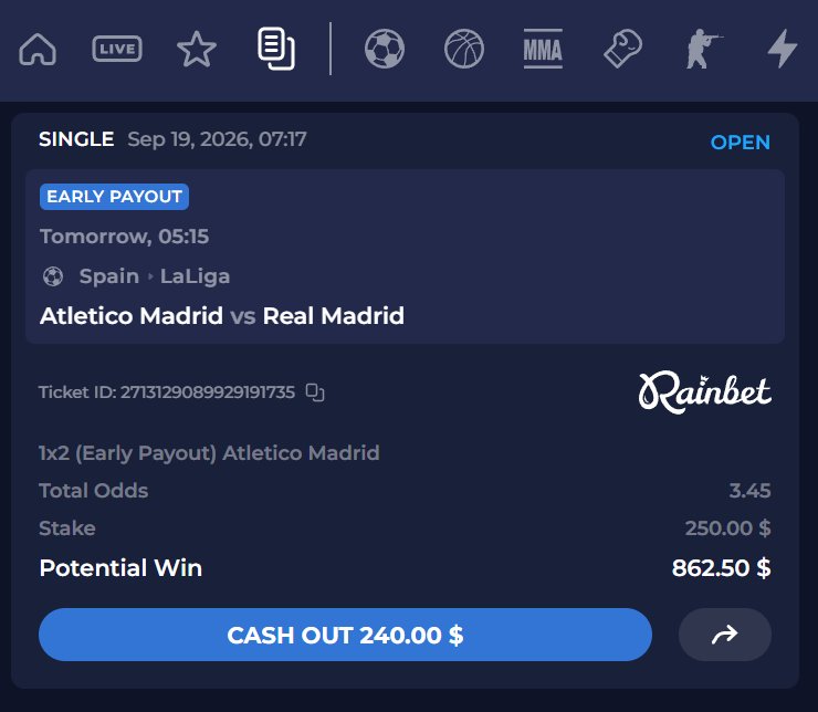TrollFootball's tweet photo. Name one thing that will 100% happen in the Madrid derby 👇

I will start: Mourinho and Simeone touchline fight https://t.co/MeQQlaZeRF