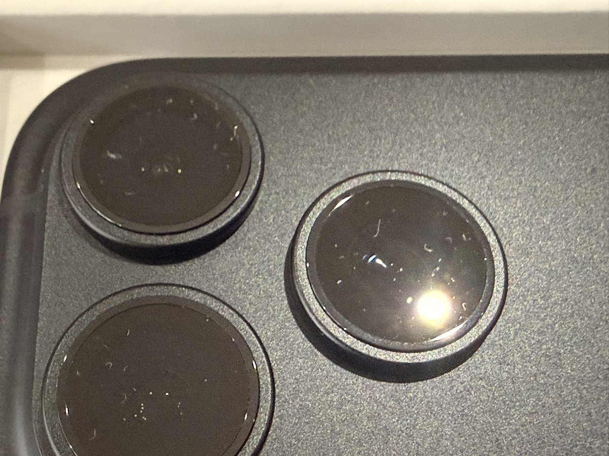 dannytanase's tweet photo. All excited to open the parcel with the iPhone 18 in it until I opened the bag and both seals on the box are broken and the phone has dust on it.

@EE how are we letting these “Brand New” phones get to customers in a “non-brand new” state? https://t.co/1qzyYzEq3P