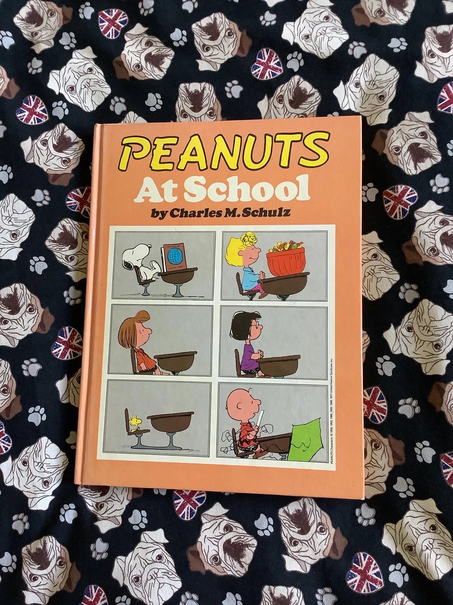 WatsonsVintage's tweet photo. A Fun Book Gift for a #Snoopy and #Peanuts Fan. Rare 1982 Peanuts At School Hardback Book by Charles M. Schulz - Snoopy Collectable - Cartoon/Comic Strip Stories - Birth Year Gift https://t.co/2Qsiao46FK via @Etsy #VintageBooks #1982Gift #CharlesMSchulz #CharlieBrown #Cartoons https://t.co/Tqzqecrwpr