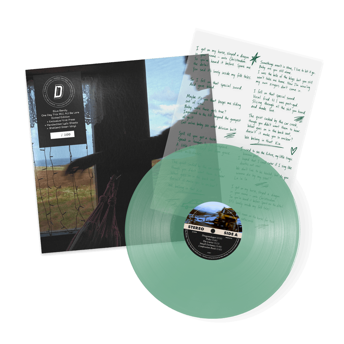 SoundKnowledge_'s tweet photo. New on @dinkededition for 2027, Blue Bendy.
Dinked Edition 443: Blue Bendy - One Day This Will All Be Lore
● First physical pressing
● Transparent green vinyl
● Hand scribbled A4 acetate lyric sheet
● Limited numbered pressing of 300
● 29.01.27
#DinkedEdition https://t.co/mDeL70tawD