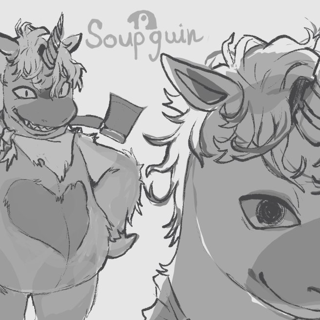 soupguin's tweet photo. A sneak peek sketch of what I've been working on for 5 hours straight.
This unicorn- yes, him... again. Stuck in my brain like when he was stuck trying to go down that well.
#buddy #buddytheunicorn #fanart https://t.co/aETiQcXIUJ