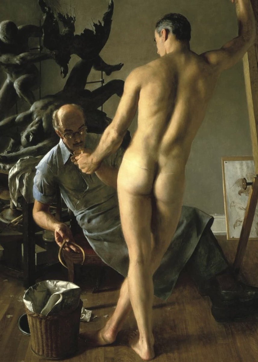 LisaRichWater's tweet photo. 🎨 John Koch, 1964, “The Sculptor” https://t.co/F9WXuLCNV1