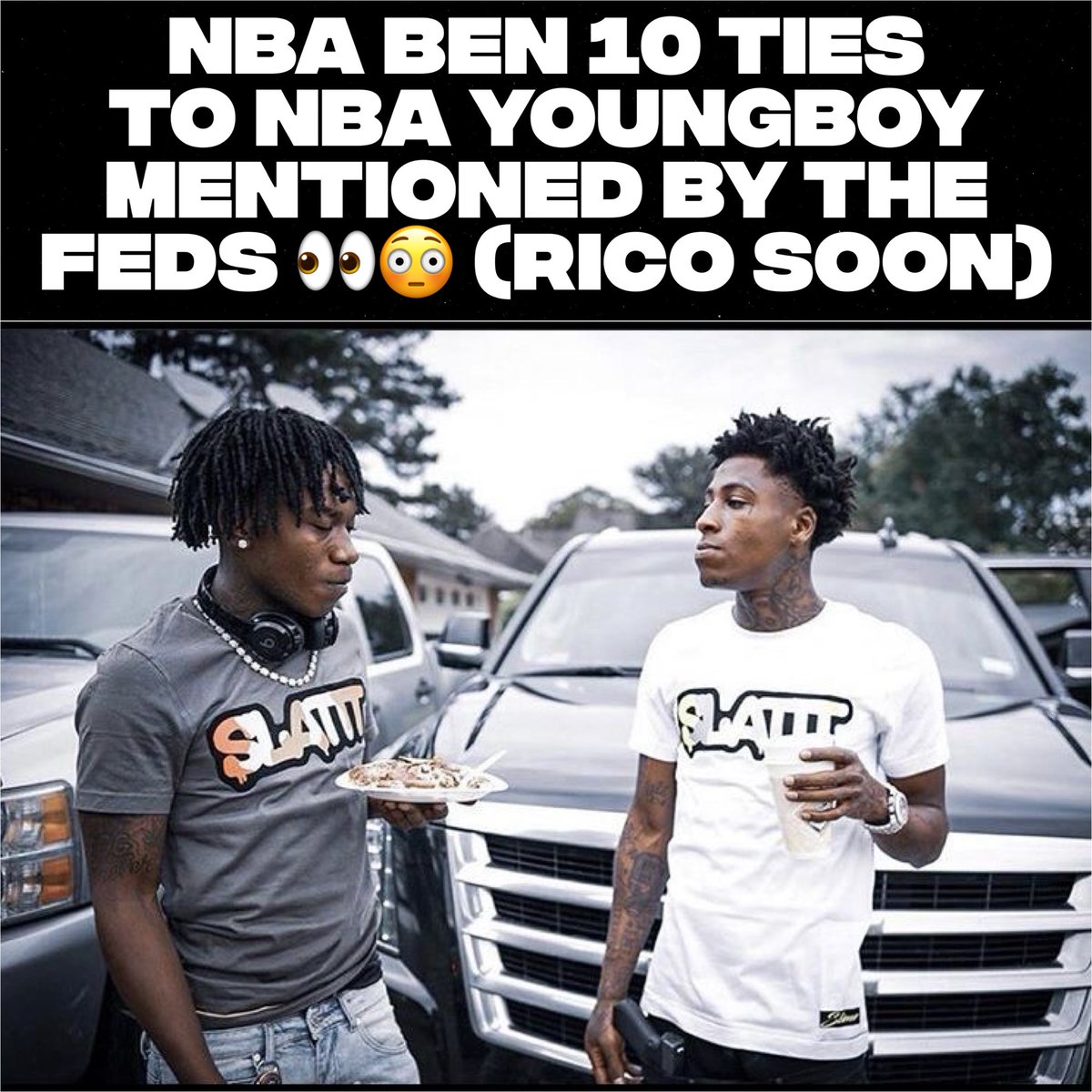 NoLuckFrNk's tweet photo. NBA Ben 10 Ties to NBA YoungBoy Mentioned By The Feds 👀😳! (Rico Soon?) Via: Nojumper https://t.co/11dPvENTGo