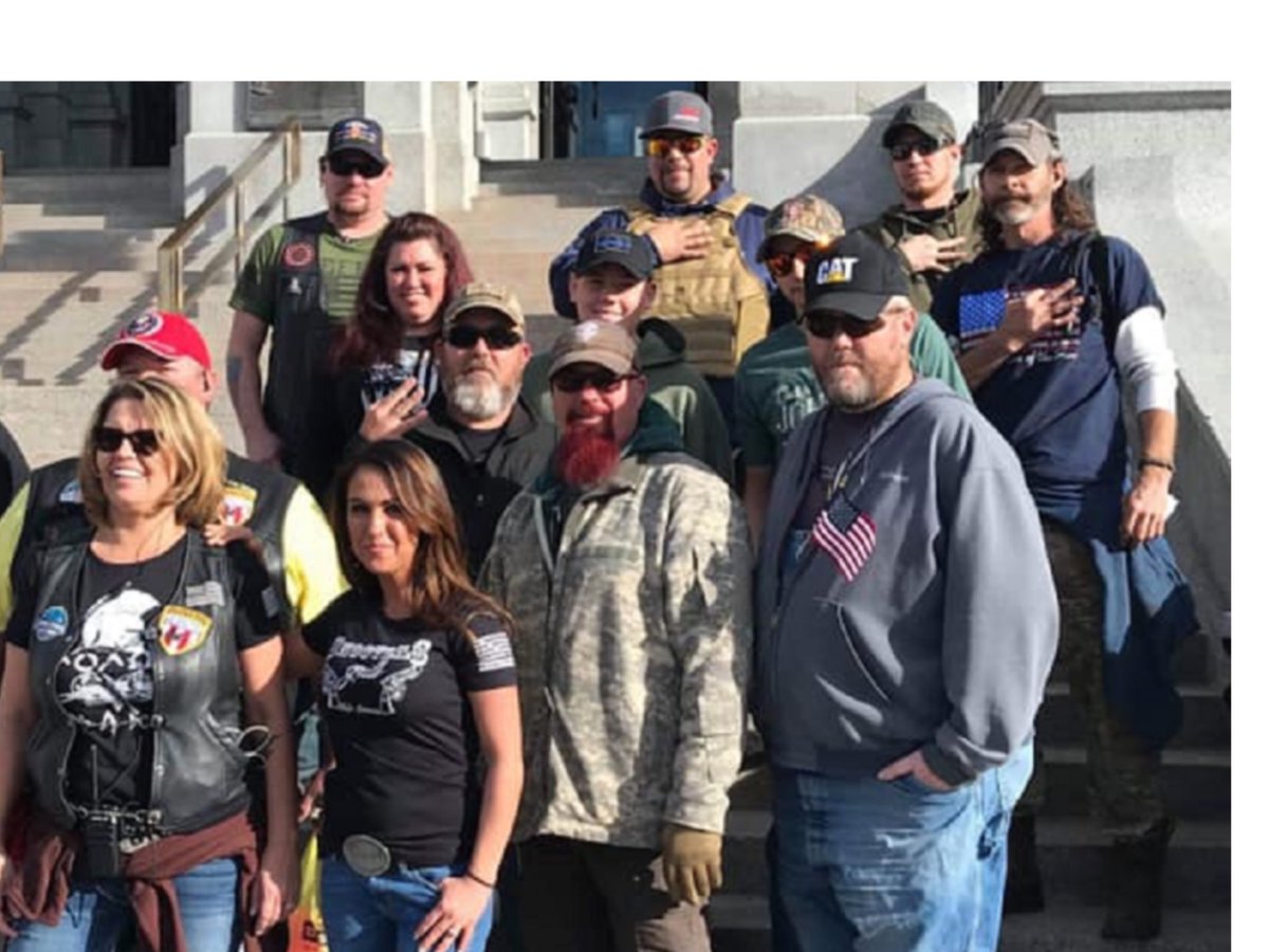 WeTheAngry's tweet photo. @anthon7yandrews Colorado here! Boebert was “installed” by  Ted Cruz and Koch Inc. after meeting at an event she attended as talent. Our state became infiltrated with Proud Boys and others for security at her rallies, often attended by Cruz, Tina Peters, and Ken Buck. https://t.co/v4eXFzf7S2