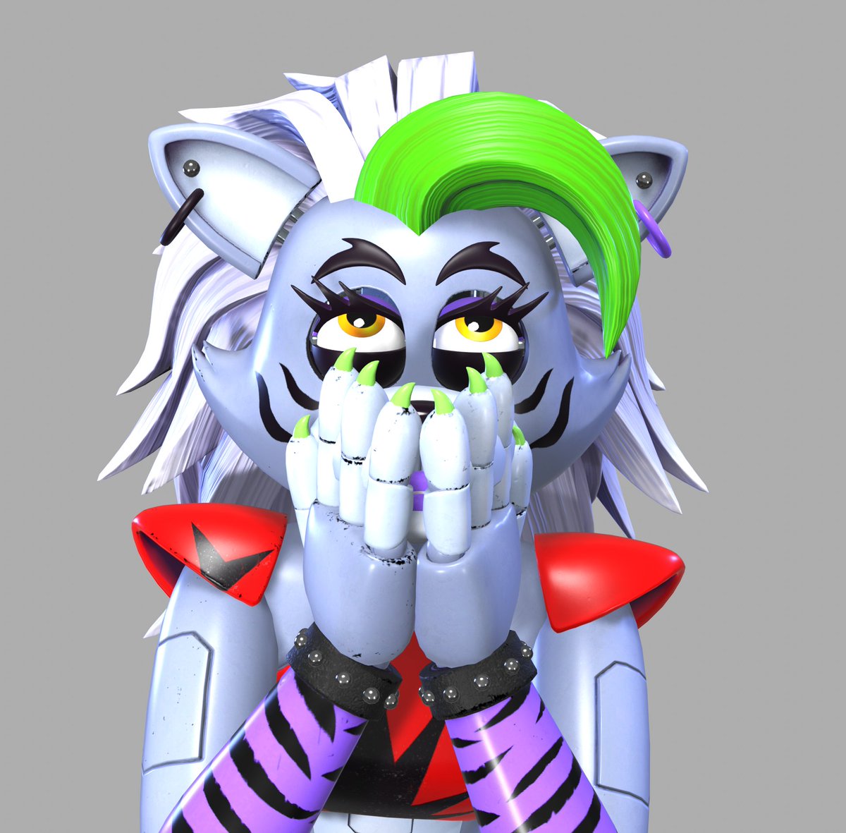 JawsClawsPaws's tweet photo. @DailyFionna Hopefully Roxy, Foxy or Glamrock Freddy https://t.co/59amyNbvFs