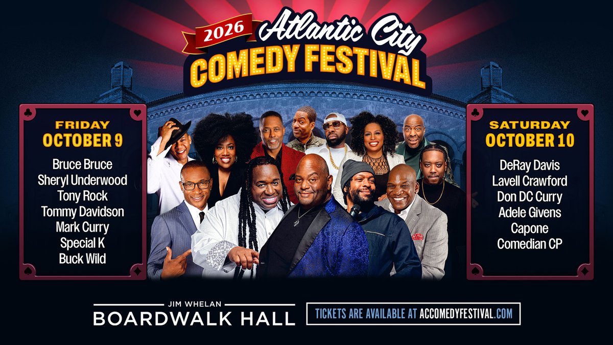 pp_shows's tweet photo. AC Comedy 2 Day Festival 2026🚨 October 9th -10th (Columbus Weekend) Get Your Tickets❗ https://t.co/2Y6c2zsqz6 https://t.co/1zGfKSHilY