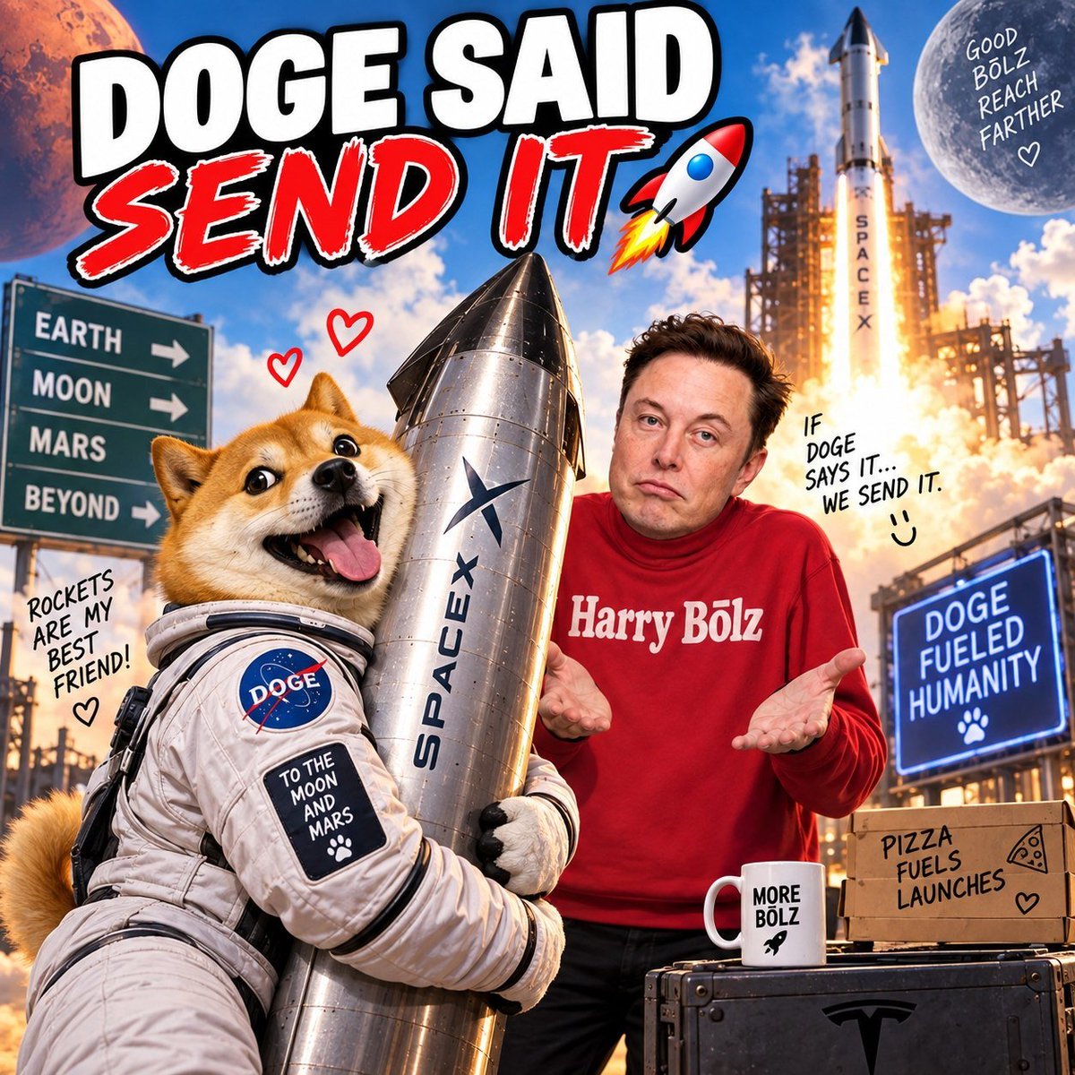 HarryBolzDOGE's tweet photo. @elonmusk @yunta_tsai Grok + Digimus farming WoW? 😂

HERRYBŌLZ farming the timeline instead. 🗿⚡️

$HERRYBOLZ 🚀 https://t.co/hEyKN6wCQo